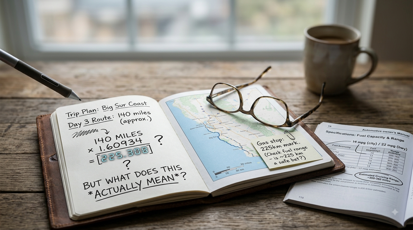 What Does Your Miles to Kilometers Converter Result Actually Mean?