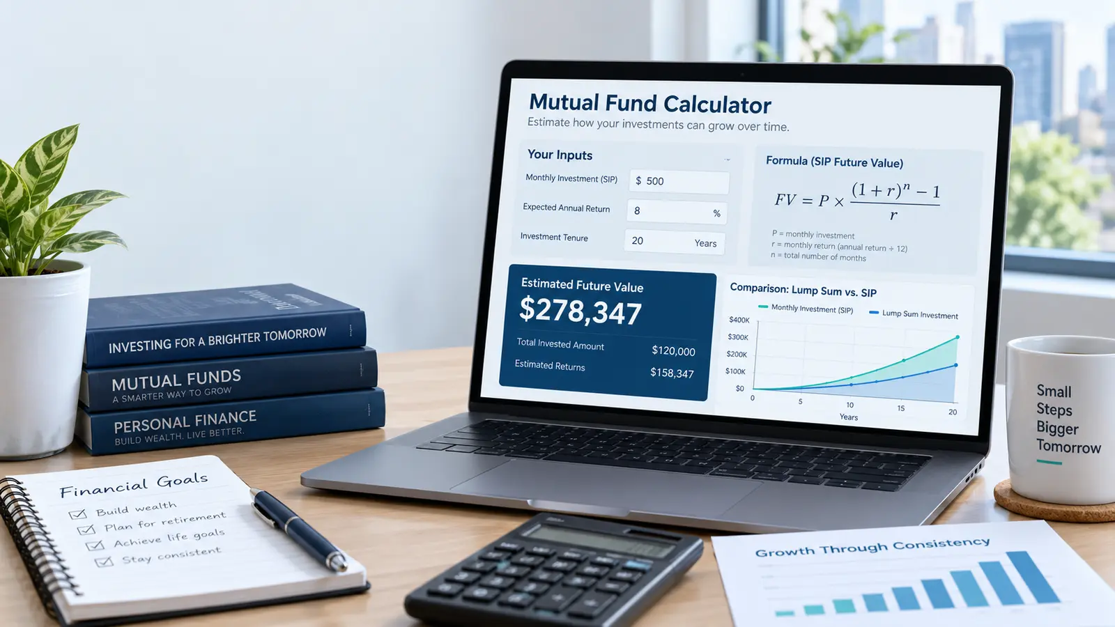 Mutual Fund Calculator Guide: Inputs, Formula and Result Interpretation